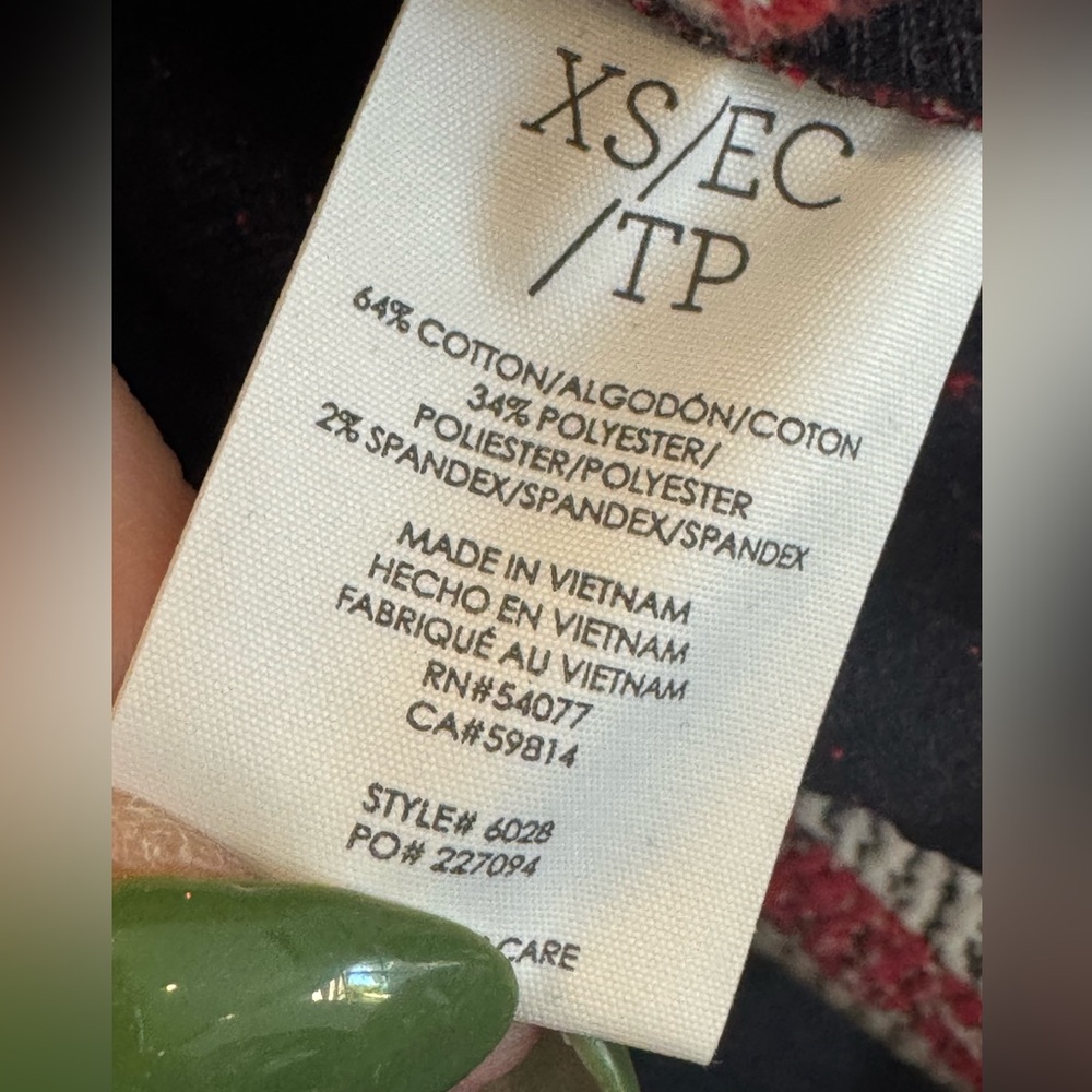 Cabi Red And White Nautical Patchwork Blazer - image 7